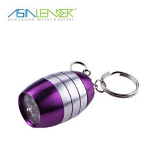 6LED Portátil Mini Lanterna Led Keychain